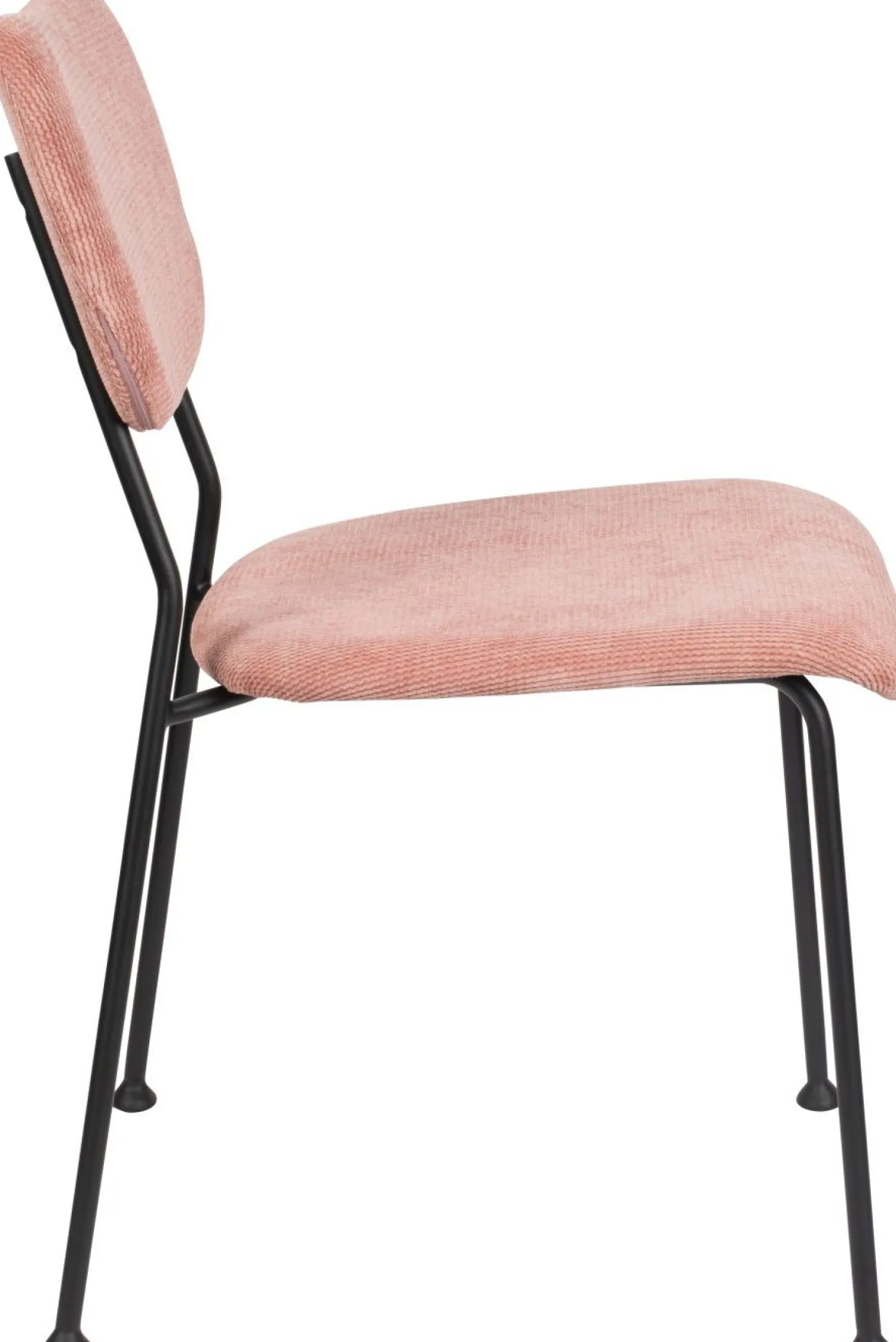 Eetkamerstoelen Zonder Armleuning-Zuiver Benson (set van 2) Eetkamerstoel roze