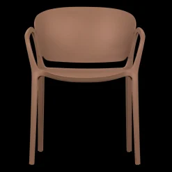 Tuinstoelen-WOOOD Bent Tuinstoel Zalmroze