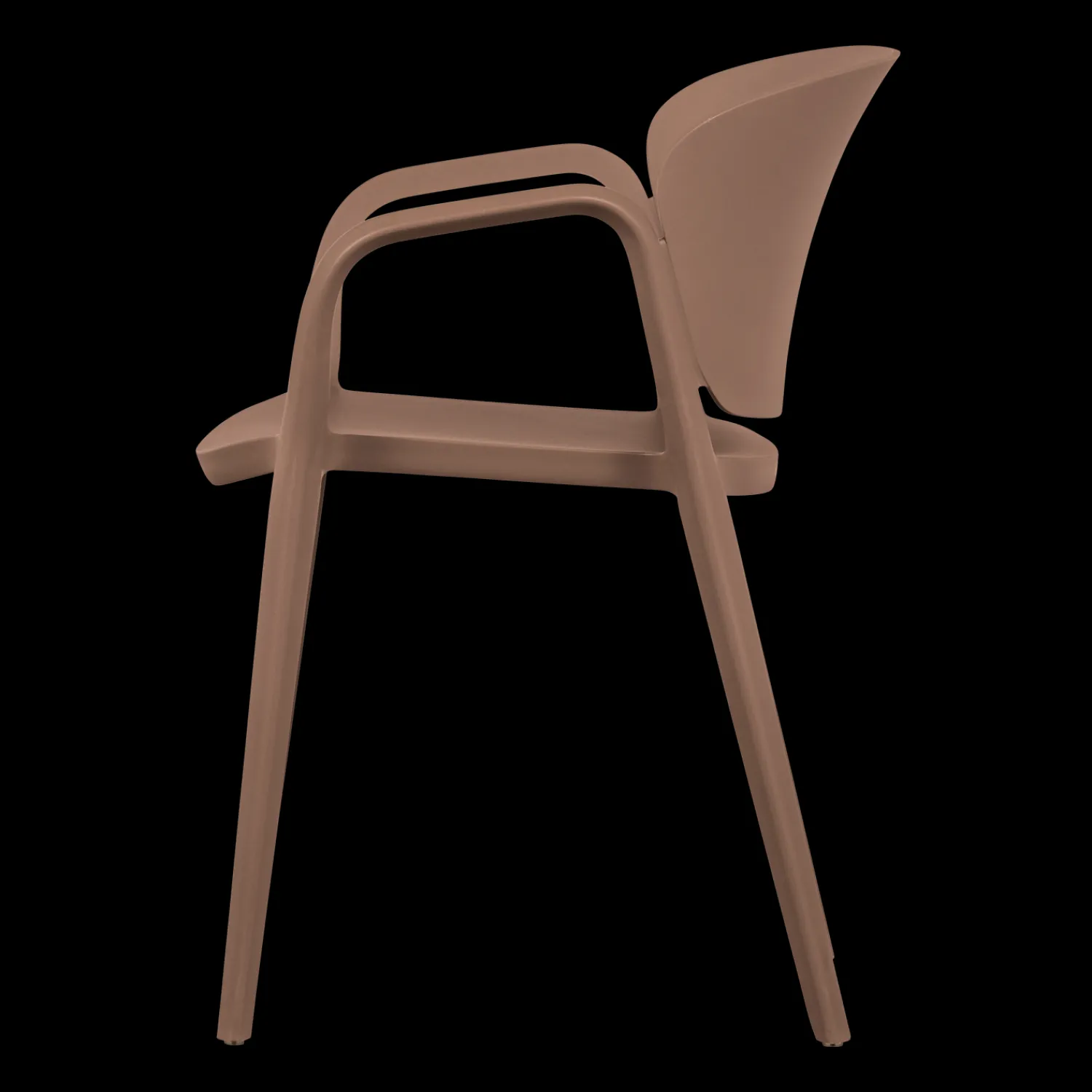 Tuinstoelen-WOOOD Bent Tuinstoel Zalmroze