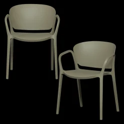 Tuinstoelen-WOOOD Bent Tuinstoel Green