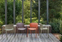 Tuinstoelen-WOOOD Bent Tuinstoel Green