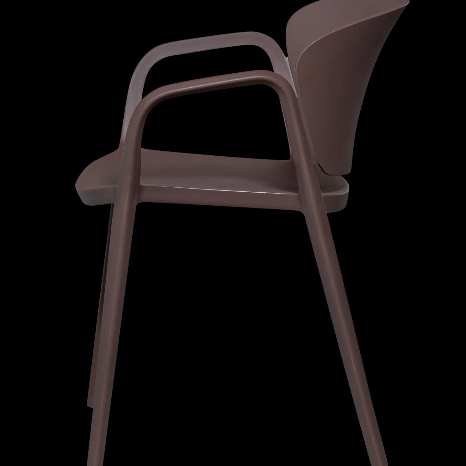 Tuinstoelen-WOOOD Bent Tuinstoel Purple, Brown