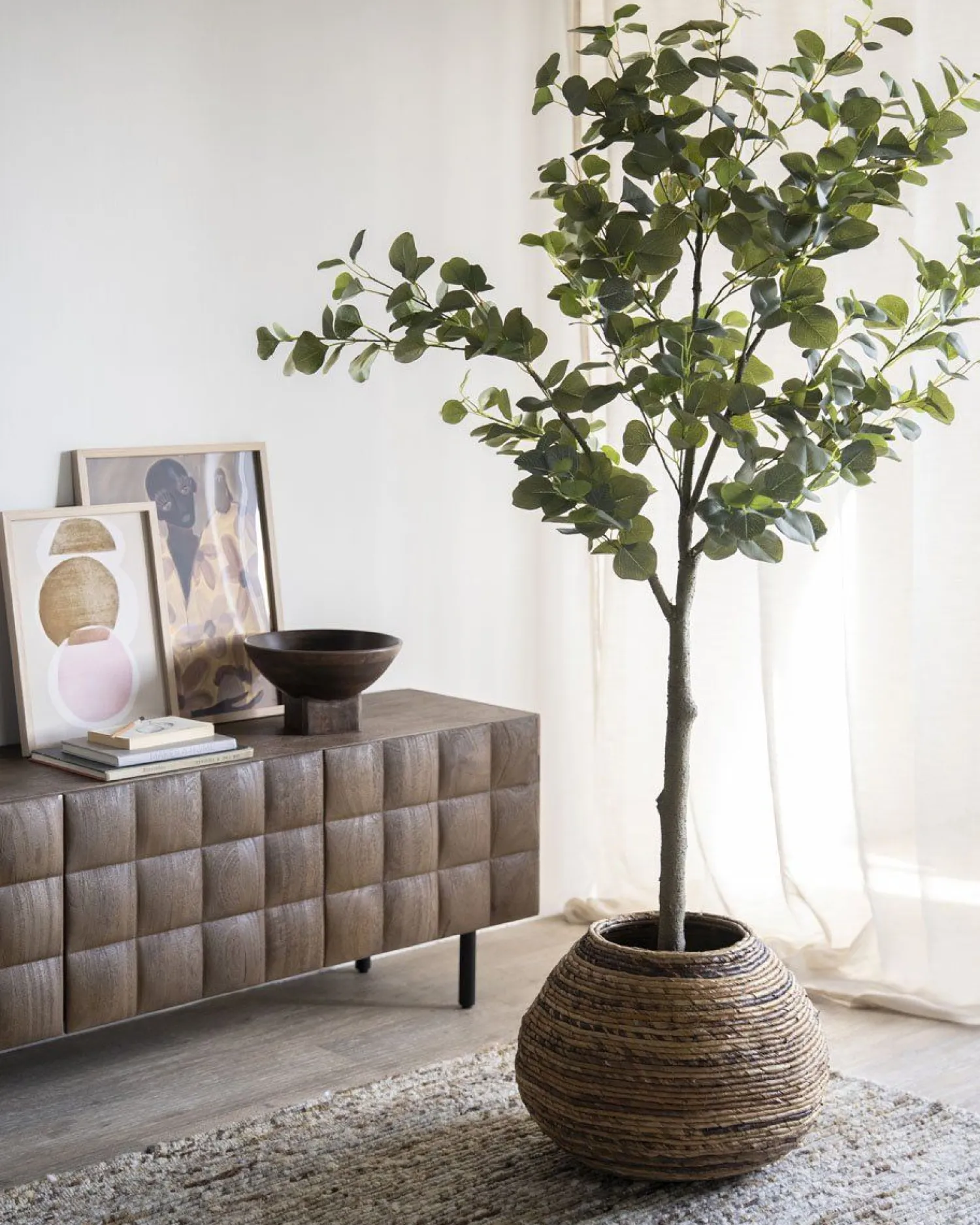 Vazen & Potten-By Boo Benti Plantenpot Naturel