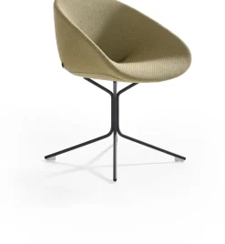 Design Stoelen|Eetkamerstoelen Zonder Armleuning-Artifort Beso Eetkamerstoel Brown