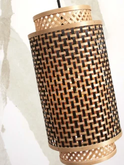 Hanglampen|Hanglampen-Good&Mojo Bhutan L Hanglamp Natural, Black