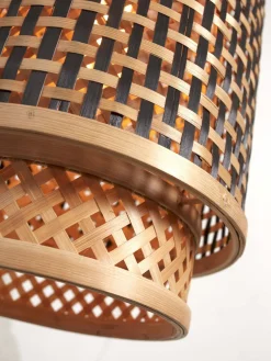 Hanglampen|Hanglampen-Good&Mojo Bhutan S Hanglamp Natural, Black