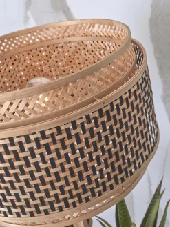 Vloerlampen|Vloerlampen-Good&Mojo Bhutan Shelves Vloerlamp Natural, Black