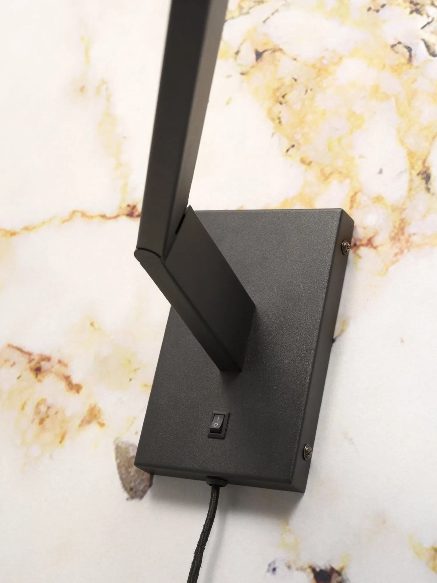 Industriële Wandlampen|Wandlampen-It's about RoMi Biarritz Wandlamp zwart