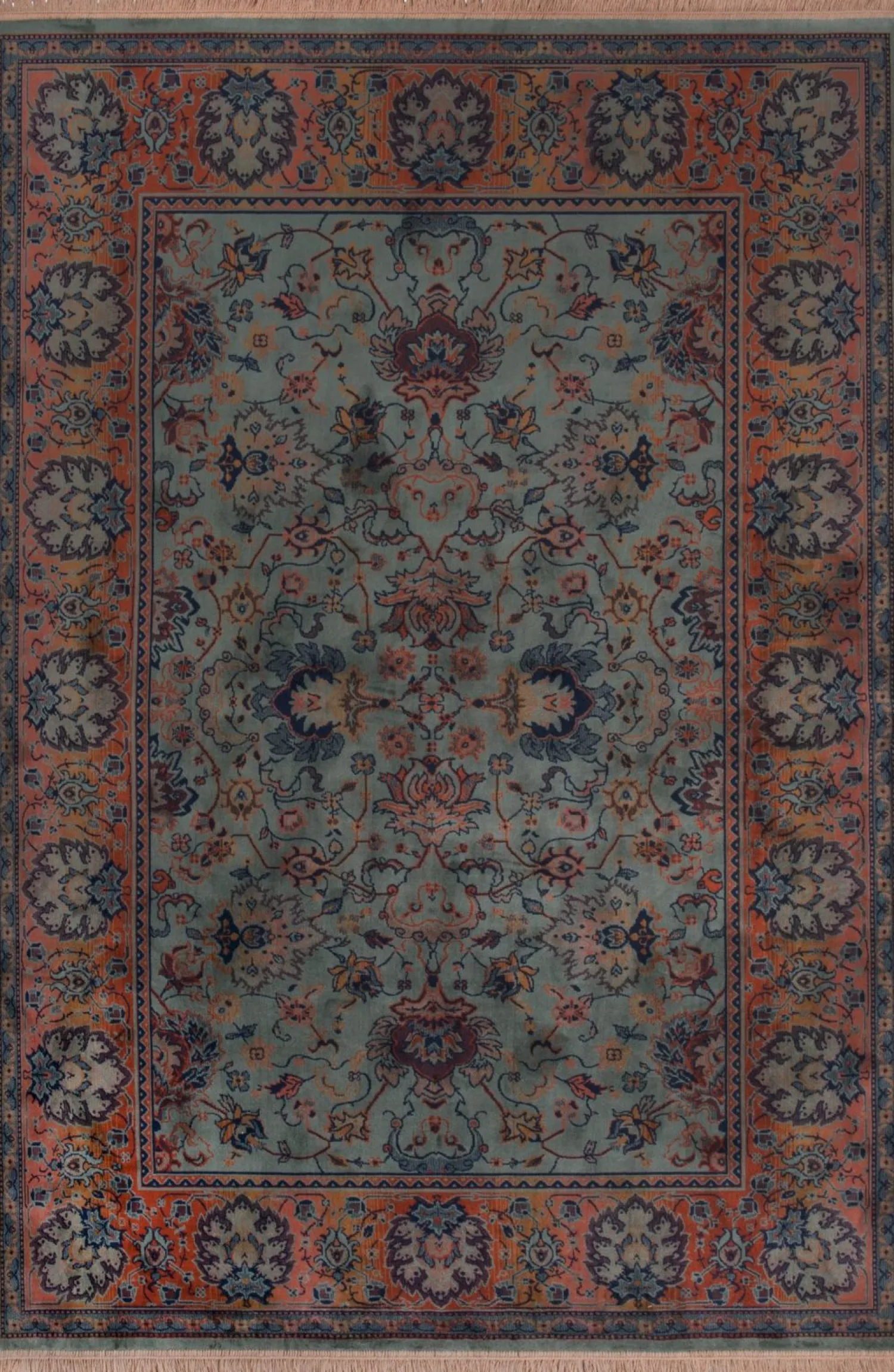 Vloerkleden-Dutchbone Bid Vloerkleed Old Green
