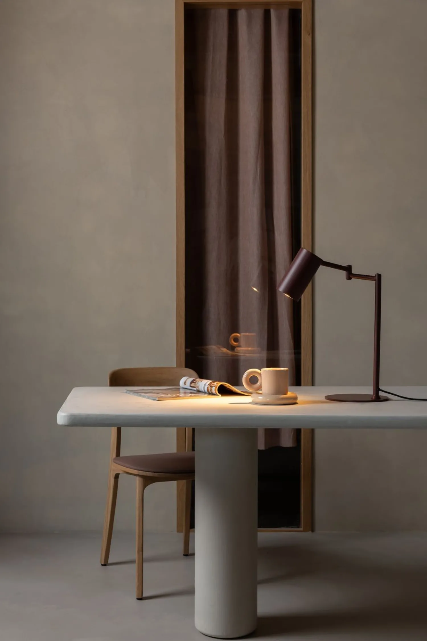 Tafellampen|Tafellampen-It's about RoMi Bilbao Tafellamp Burgundy