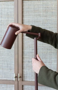 Vloerlampen|Vloerlampen-It's about RoMi Bilbao Vloerlamp Burgundy
