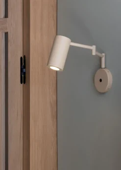 Industriële Wandlampen|Wandlampen-It's about RoMi Bilbao Wandlamp Beige
