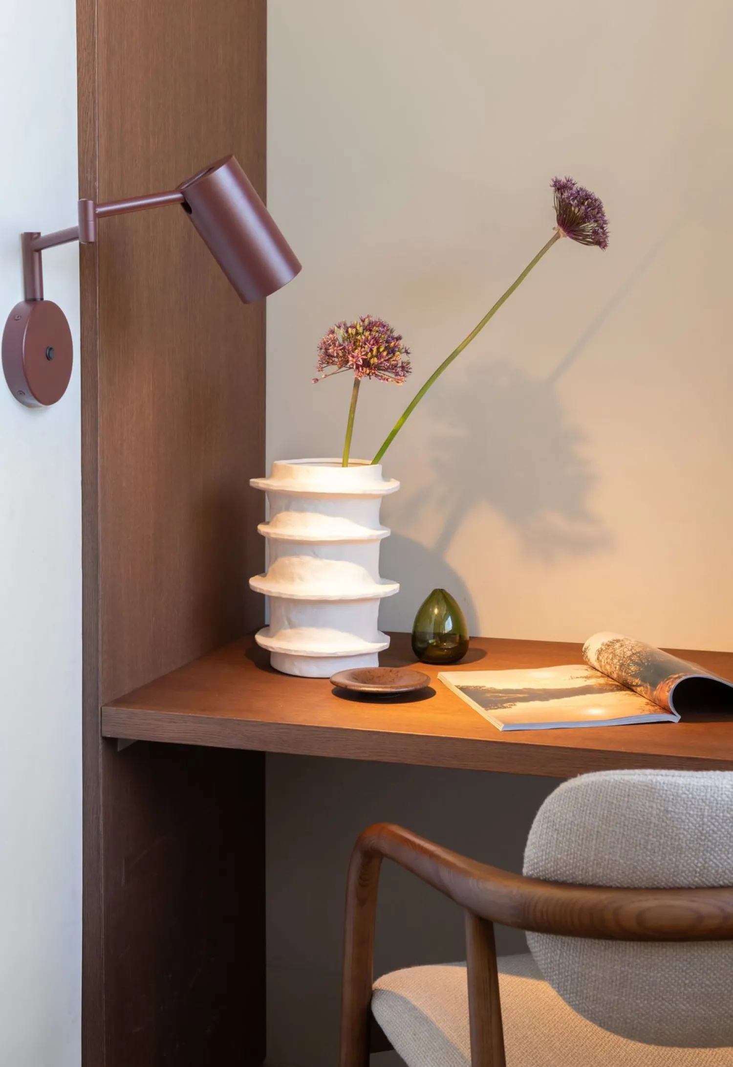 Wandlampen|Wandlampen-It's about RoMi Bilbao Wandlamp Burgundy
