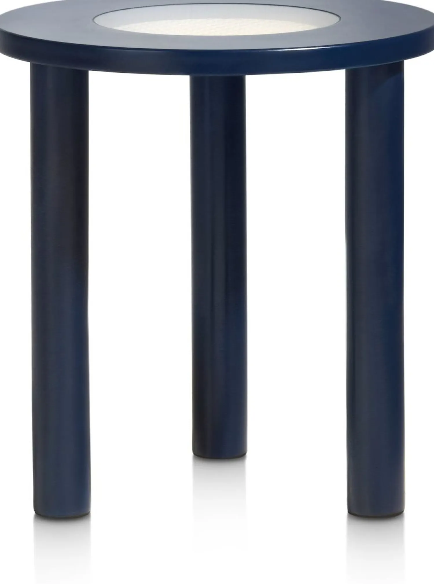 Houten Bijzettafels|Ronde Bijzettafels-COCO maison Billy Bijzettafel Blauw