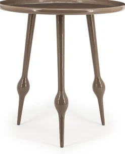 Ronde Bijzettafels-By Boo Birdy Bijzettafel Naturel