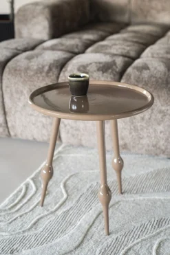 Ronde Bijzettafels-By Boo Birdy Bijzettafel Naturel