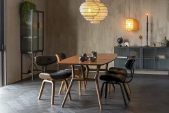Eetkamerstoelen Zonder Armleuning-Dutchbone Blackwood Eetkamerstoel Walnut