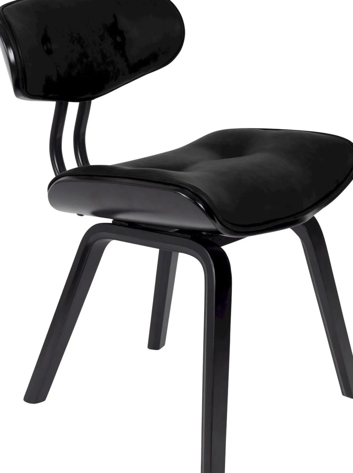 Eetkamerstoelen Zonder Armleuning-Dutchbone wood Eetkamerstoel Black