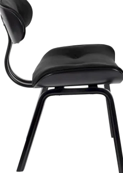 Eetkamerstoelen Zonder Armleuning-Dutchbone wood Eetkamerstoel Black