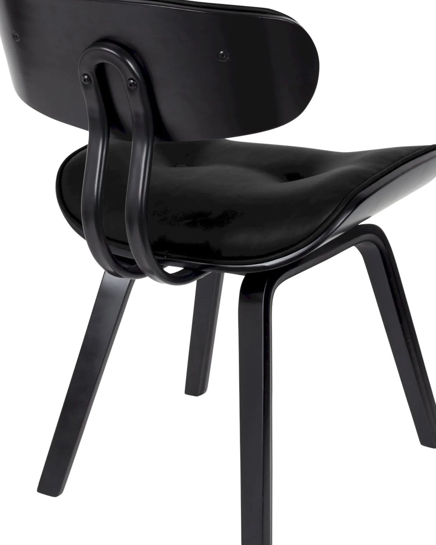 Eetkamerstoelen Zonder Armleuning-Dutchbone wood Eetkamerstoel Black