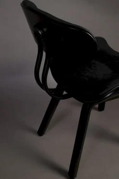 Eetkamerstoelen Zonder Armleuning-Dutchbone wood Eetkamerstoel Black