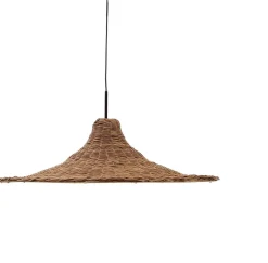 Hanglampen|Hanglampen-Kave Home Bladia Lampenkap Naturel