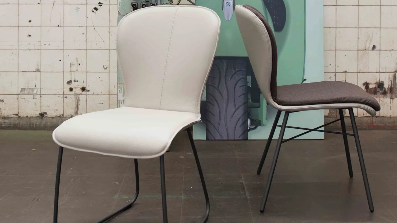 Design Stoelen|Eetkamerstoelen Zonder Armleuning-Bert Plantagie Blake Eetkamerstoel Wit