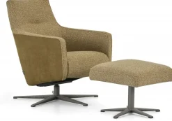 Draaifauteuils-Montèl Bliss Draaifauteuil Mustard, Army