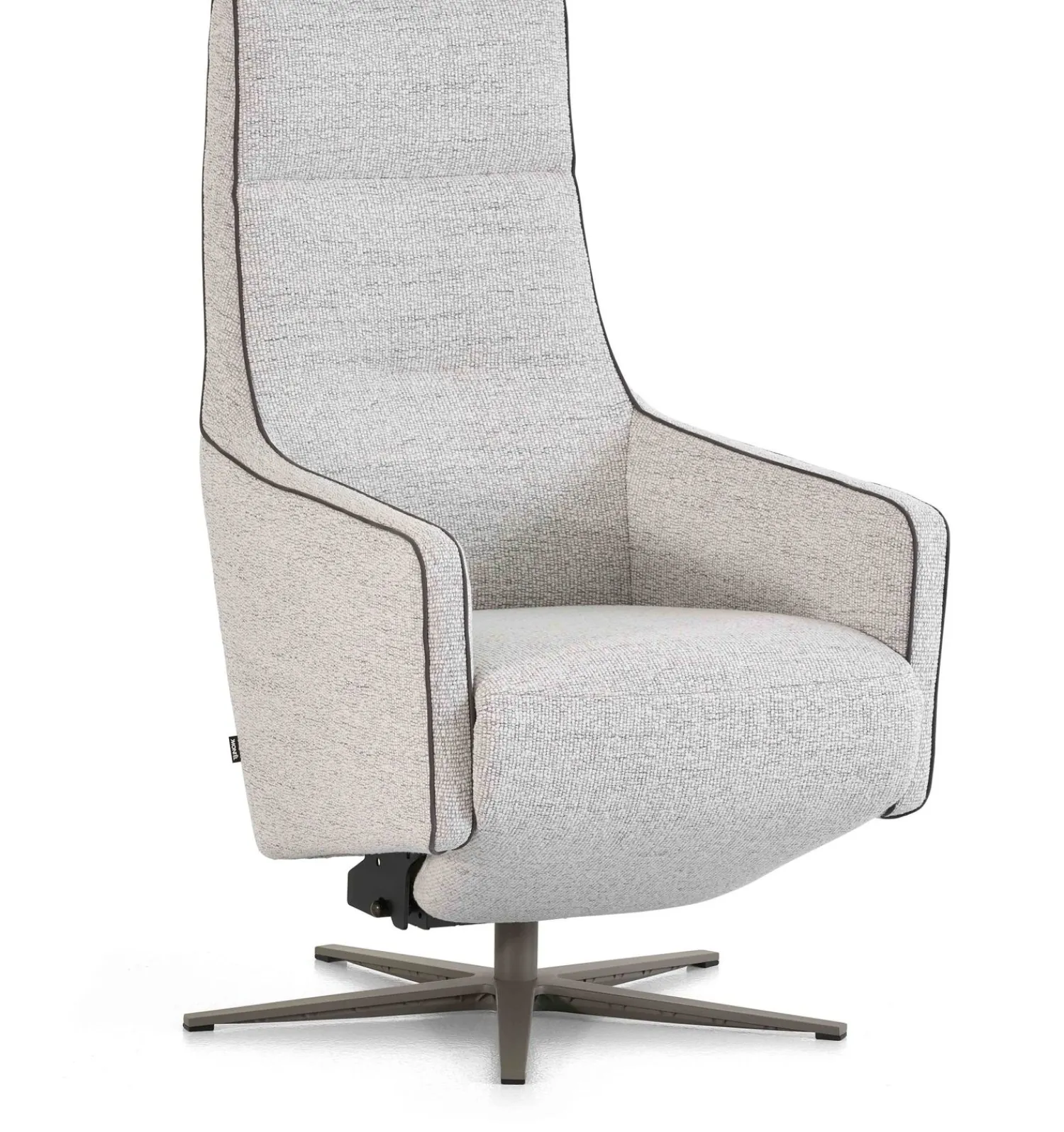 Relaxfauteuils-Montèl Bliss Relaxfauteuil Steel, White