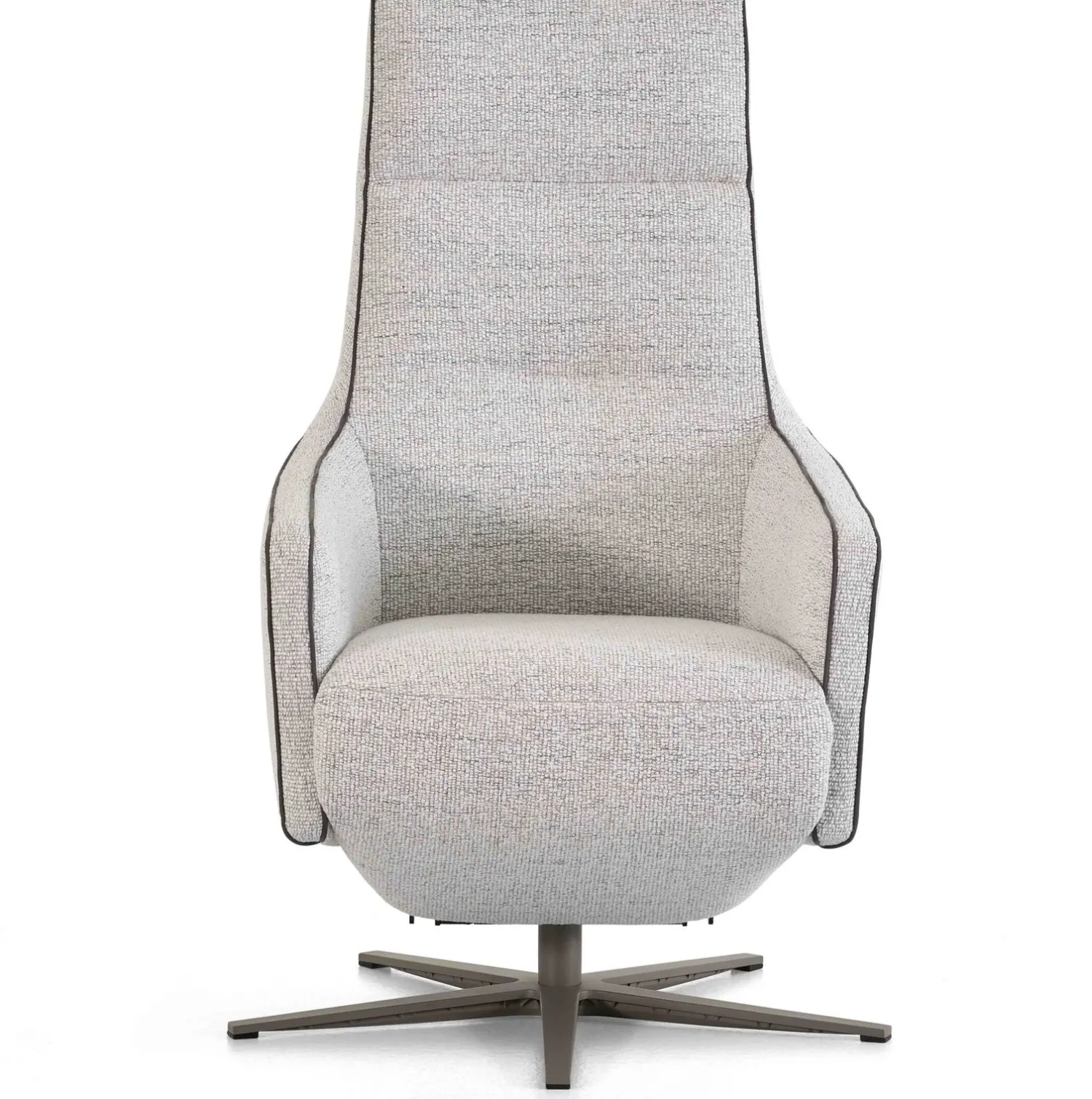 Relaxfauteuils-Montèl Bliss Relaxfauteuil Steel, White