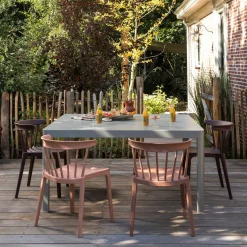 Tuinstoelen-WOOOD Bliss Tuinstoel Zalmroze
