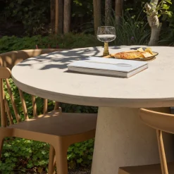 Tuinstoelen|Eetkamerstoelen Zonder Armleuning-WOOOD Bliss Tuinstoel Caramel Melange