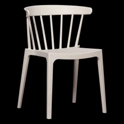 Tuinstoelen|Eetkamerstoelen Zonder Armleuning-WOOOD Bliss Tuinstoel Off White Melange