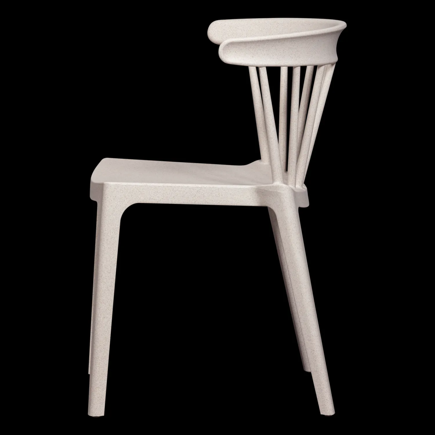 Tuinstoelen|Eetkamerstoelen Zonder Armleuning-WOOOD Bliss Tuinstoel Off White Melange