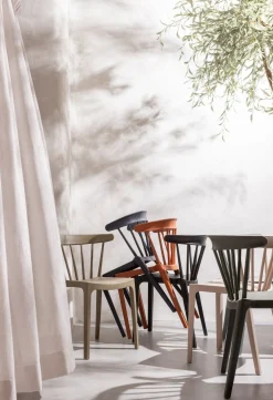 Tuinstoelen|Eetkamerstoelen Zonder Armleuning-WOOOD Bliss Tuinstoel Zwart