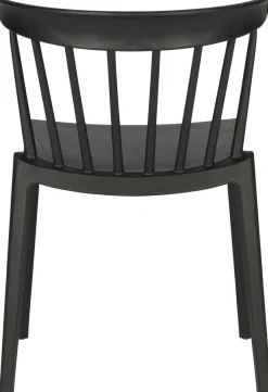 Tuinstoelen|Eetkamerstoelen Zonder Armleuning-WOOOD Bliss Tuinstoel Zwart