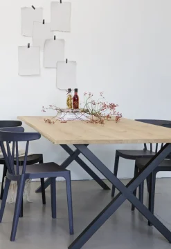 Tuinstoelen|Eetkamerstoelen Zonder Armleuning-WOOOD Bliss Tuinstoel Zwart