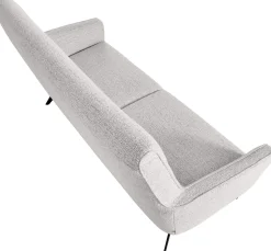 Zitbanken-Montèl Bliss 2,5-Zitsbank Steel-White