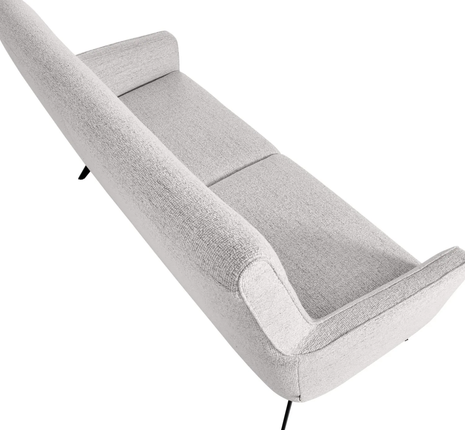 Zitbanken-Montèl Bliss 2,5-Zitsbank Steel-White