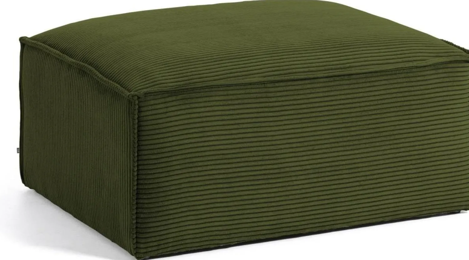Hockers|Poefs-Kave Home Blok Voetenbank Beige
