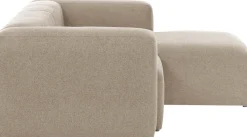 Hoekbanken-Kave Home Blok 2-Zits Hoekbank Beige