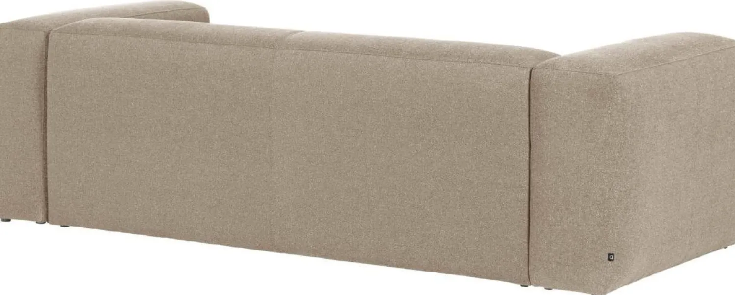 Hoekbanken-Kave Home Blok 2-Zits Hoekbank Beige