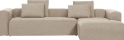Hoekbanken-Kave Home Blok 4-Zits Hoekbank Beige