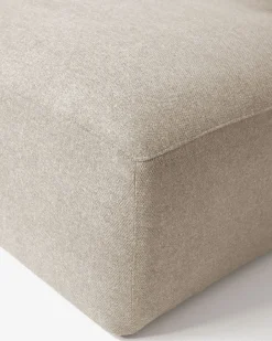 Hoekbanken-Kave Home Blok 4-Zits Hoekbank Beige