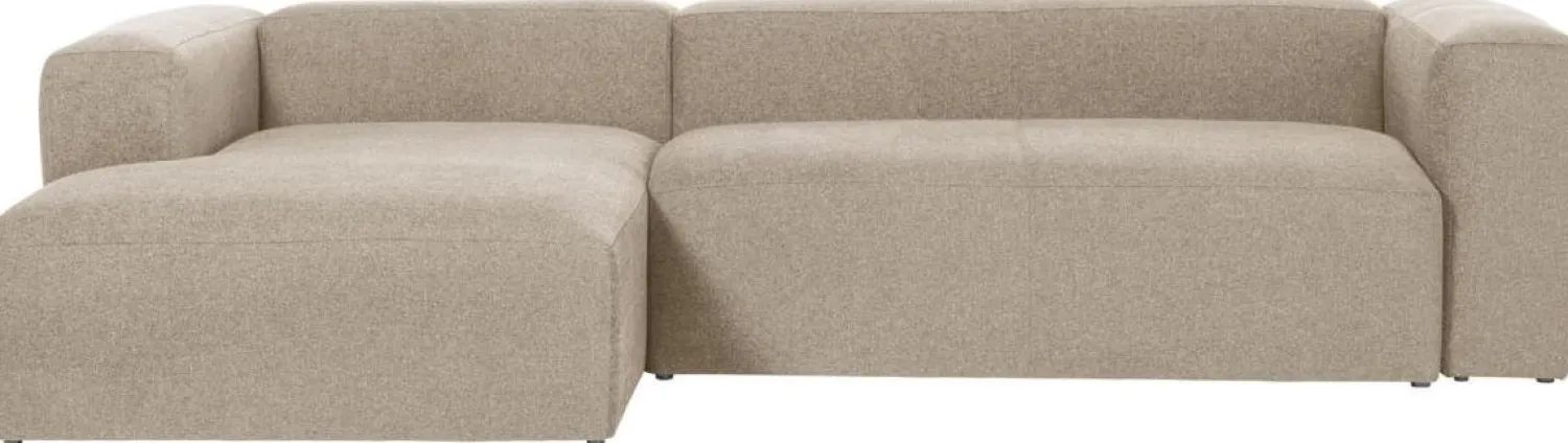 Hoekbanken-Kave Home Blok 3-Zits Hoekbank Beige