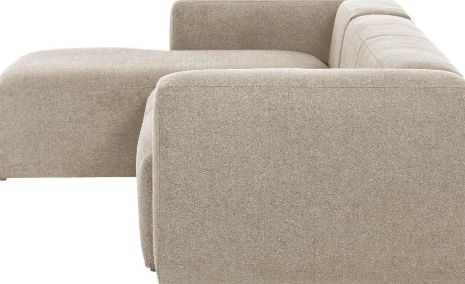 Hoekbanken-Kave Home Blok 3-Zits Hoekbank Beige