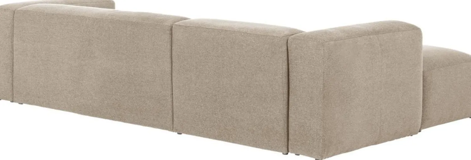 Hoekbanken-Kave Home Blok 3-Zits Hoekbank Beige