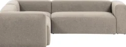Hoekbanken-Kave Home Blok 4-Zitshoekbank Beige