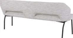 Stoffen Eetkamerbanken-MUST Living Bloom 190 Eetkamerbank Light Grey