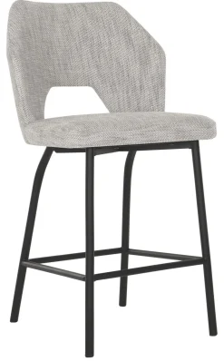 Stoffen Barkrukken-MUST Living Bloom Barkruk Polaris Light Grey